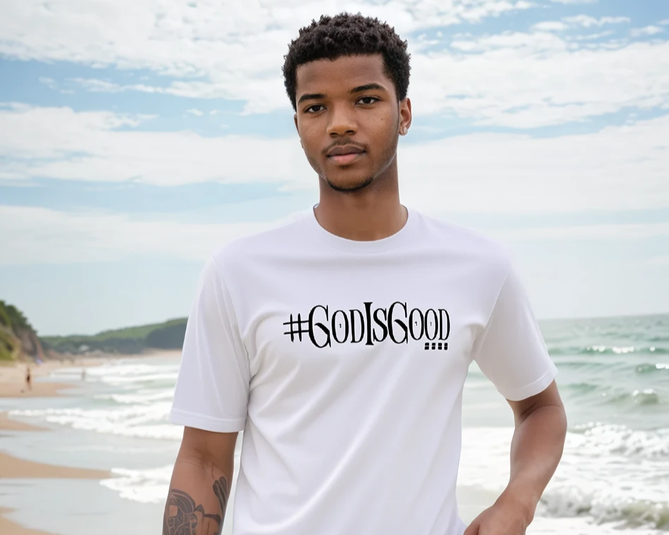 #GodIsGood – Classic White T-Shirt | Ships Fast